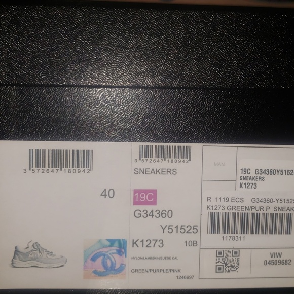 19C Chanel sexy sneakers EU 40 I love shoes - Picture 2 of 2